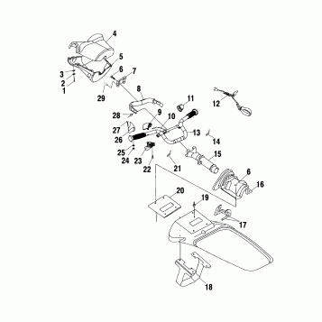 STEERING - W015098D (4964876487A014)