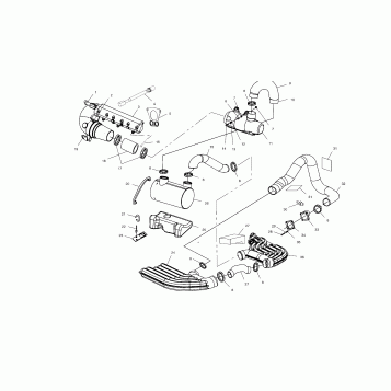 EXHAUST SYSTEM - W015098D (4964876487B005)