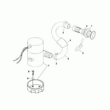 BILGE PUMP - W015098D (4964876487B009)
