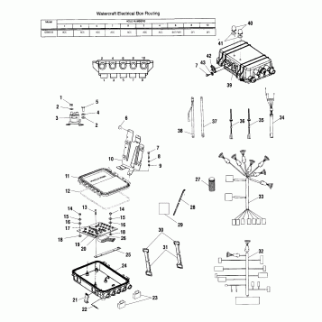 ELECTRICAL BOX - W015098D (4964876487B011)
