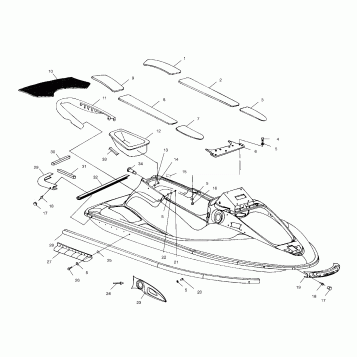 HULL and BODY - W014999D (4964886488A005)