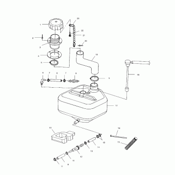 OIL TANK - W014999D (4964886488A011)