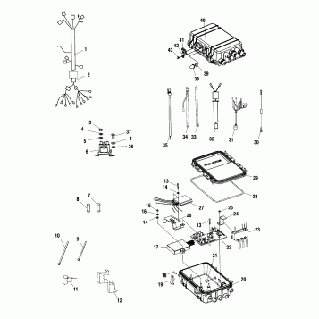 ELECTRICAL BOX - W014999D (4964886488B009)