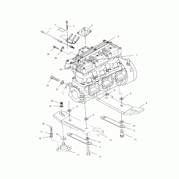 ENGINE MOUNTING - W014999D (4964886488B013)