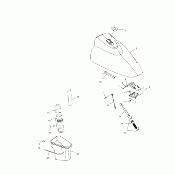 FRONT STORAGE COMPARTMENT - W025197D/W025197I (4971297129A07)
