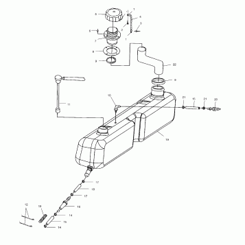 OIL TANK - W025197D/W025197I (4971297129A12)