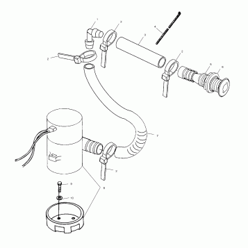BILGE PUMP - W025197D/W025197I (4971297129B10)
