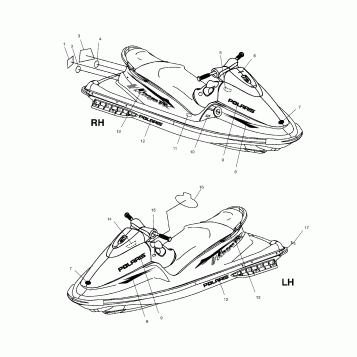 DECALS - W025199D/W025199I (4971327132A08)