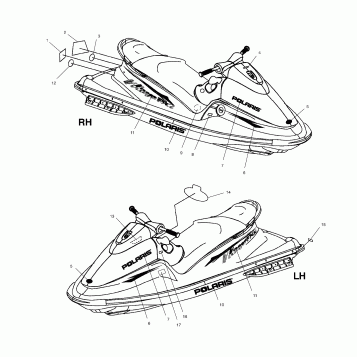 DECALS - W025198C/D/I (4971357135A08)