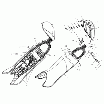 SEAT - W025198C/D/I (4971357135A11)