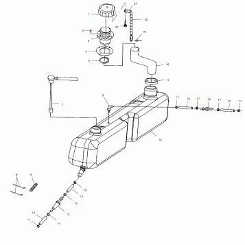 OIL TANK - W025198C/D/I (4971357135A12)