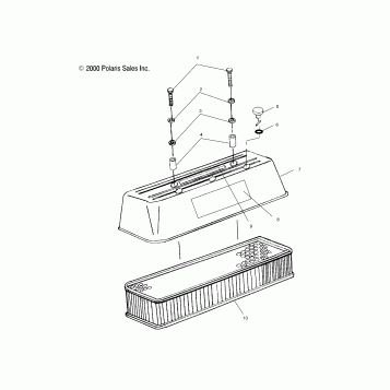 AIR INTAKE - W025198C/D/I (4971357135B07)