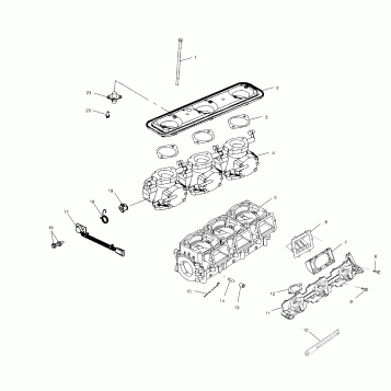 THROTTLE BODY - W025198C/D/I (4971357135C04)