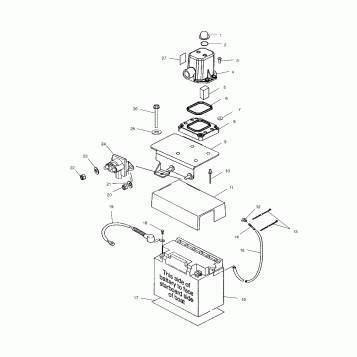 BATTERY BOX - W025101C/W025101D/W025101I (4971387138B07)