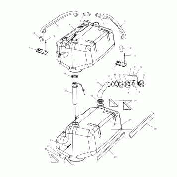 FUEL TANK - W025099D/W025099I (4971417141A10)