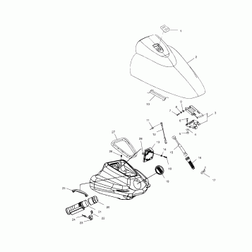 FRONT STORAGE COMPARTMENT - W025098D/W025098C/W025098I (4971447144A08)