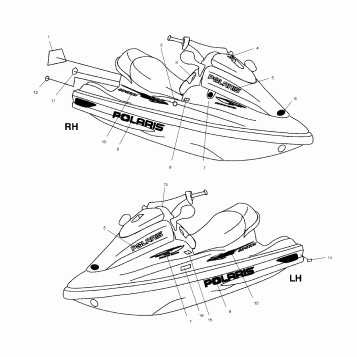 DECALS - W025098D/W025098C/W025098I (4971447144A09)