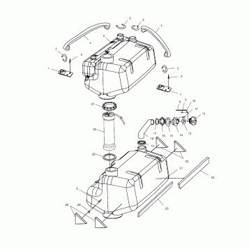 FUEL TANK - W025098D/W025098C/W025098I (4971447144A10)
