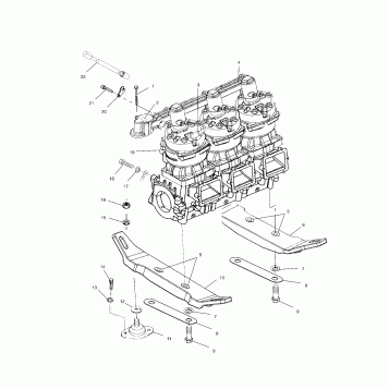 ENGINE MOUNTING - W025098D/W025098C/W025098I (4971447144B13)