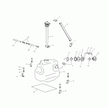 FUEL TANK - W025402D (4980948094A06)