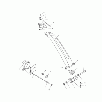STEERING HANDLEPOLE - W025402D (4980948094A09)