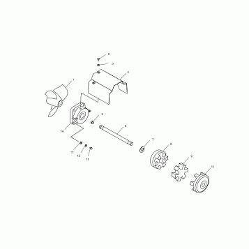 DRIVE SYSTEM - W025402D (4980948094A10)