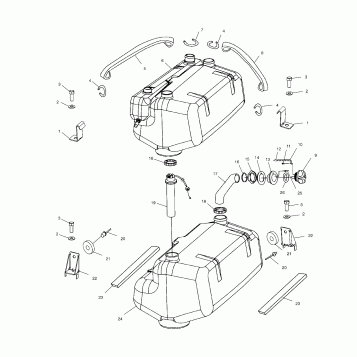 FUEL TANK - W035297DA/W035297IA (4980978097A09)