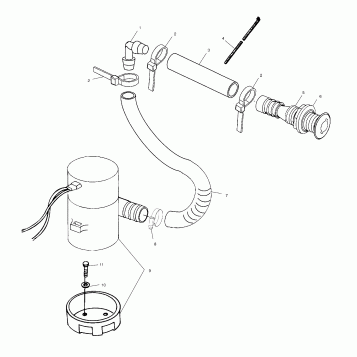 BILGE PUMP - W035297DA/W035297IA (4980978097B08)