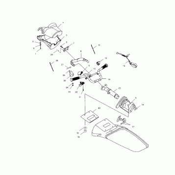 STEERING - W035197DA/W035197IA (4980998099A13)
