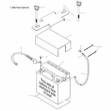 BATTERY BOX - W035197DA/W035197IA (4980998099B07)