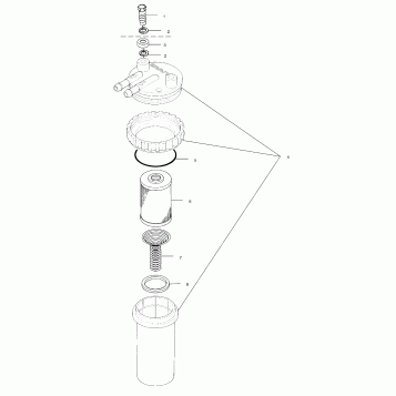 FUEL/WATER SEPARATOR - W035197DA/W035197IA (4980998099B12)