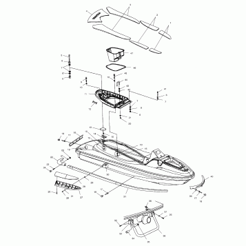 HULL and BODY - W035098CA/W035098IA (4981028102A05)