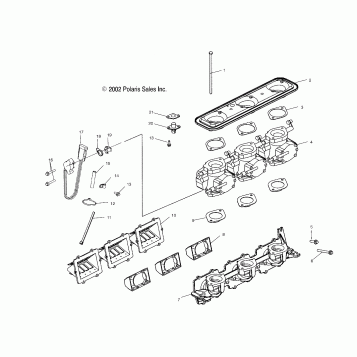 THROTTLE BODY - W035098CA/W035098IA (4981028102C03)