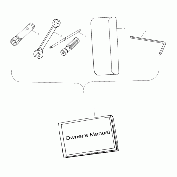 TOOL KIT - W035098CA/W035098IA (4981028102C07)