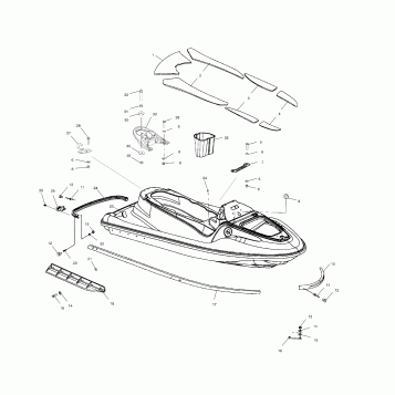 HULL and BODY - W035101CA/W035101IA (4981048104A05)