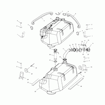 FUEL TANK - W035101CA/W035101IA (4981048104A09)