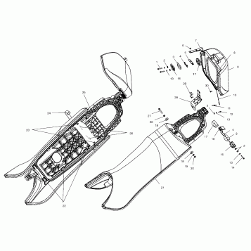SEAT - W035101CA/W035101IA (4981048104A11)