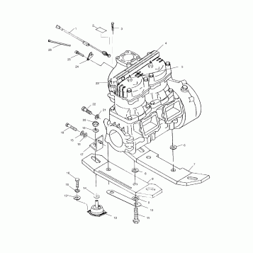 ENGINE MOUNTING - W035101CA/W035101IA (4981048104B06)