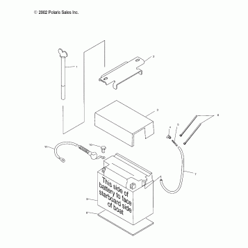 BATTERY - W035101CA/W035101IA (4981048104B07)