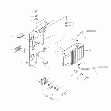 ELECTRICAL BOX MOUNTING - W035101CA/W035101IA (4981048104B08)