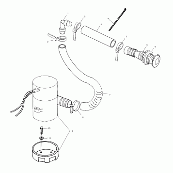 BILGE PUMP - W035101CA/W035101IA (4981048104B11)
