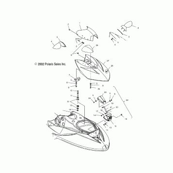 COMPARTMENT DOOR - W035303CA/CB/IA/IB (4981068106A03)