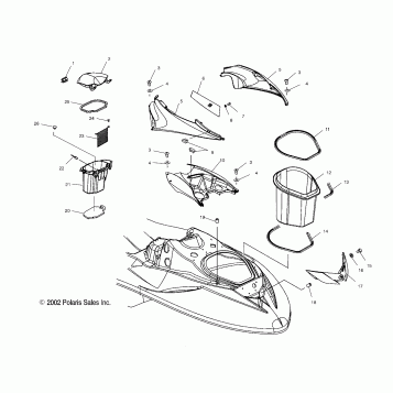 SHROUD and STORAGE - W035303CA/CB/IA/IB (4981068106A04)