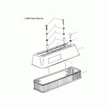 AIR VENT - W035303CA/CB/IA/IB (4981068106B04)
