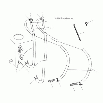 WATER SIPHON - W035303CA/CB/IA/IB (4981068106B05)