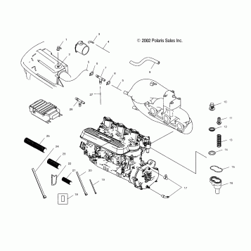 COOLING SYSTEM - W035303CA/CB/IA/IB (4981068106B07)
