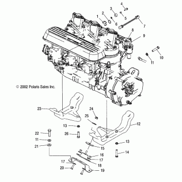 ENGINE MOUNTING - W035303CA/CB/IA/IB (4981068106B10)