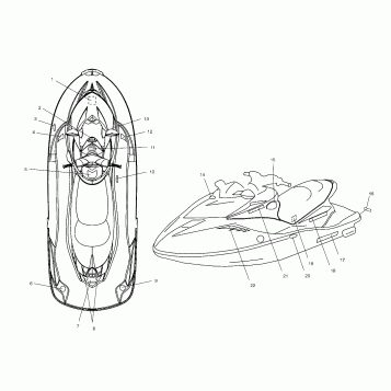 DECALS - W035303CA/CB/IA/IB (4981068106B11)