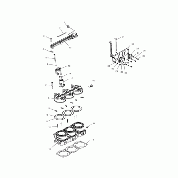 MANIFOLD/IGNITION - W035303CA/CB/IA/IB (4981068106B13)