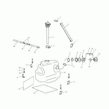FUEL TANK - W035402DA (4981108110A06)